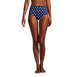 Women's Chlorine Resistant Tummy Control High Waisted Bikini Swim Bottoms Print, Front