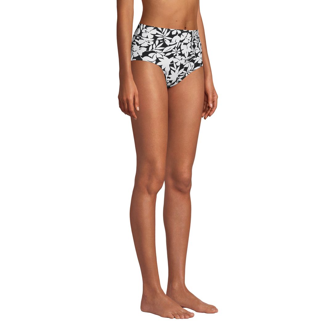 Women's Tummy Control High Waisted Bikini Swim Bottoms