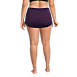Women's Plus Size Chlorine Resistant Tummy Control Adjustable Swim Skirt Swim Bottoms, Back