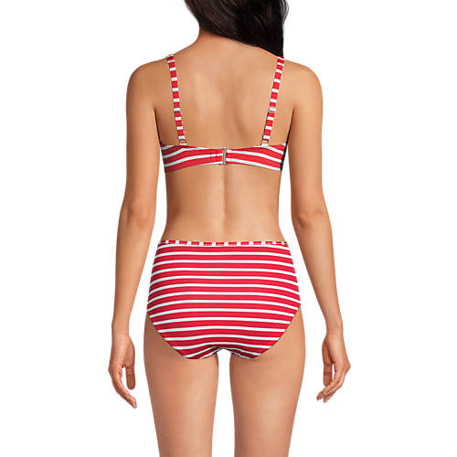 Women's Chlorine Resistant Twist Front Underwire Bikini Swimsuit Top - Secondary