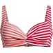 Women's Plus Size Chlorine Resistant Twist Front Underwire Bikini Swimsuit Top , Front
