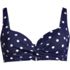 Women's Chlorine Resistant Twist Front Underwire Bikini Swimsuit Top , Front