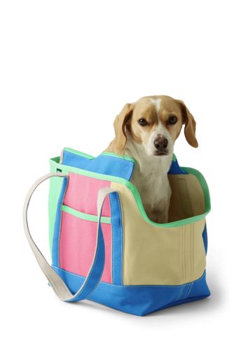 canvas pet tote