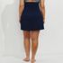 Women's Plus Size Ultra High Waisted Swim Skirt , Back