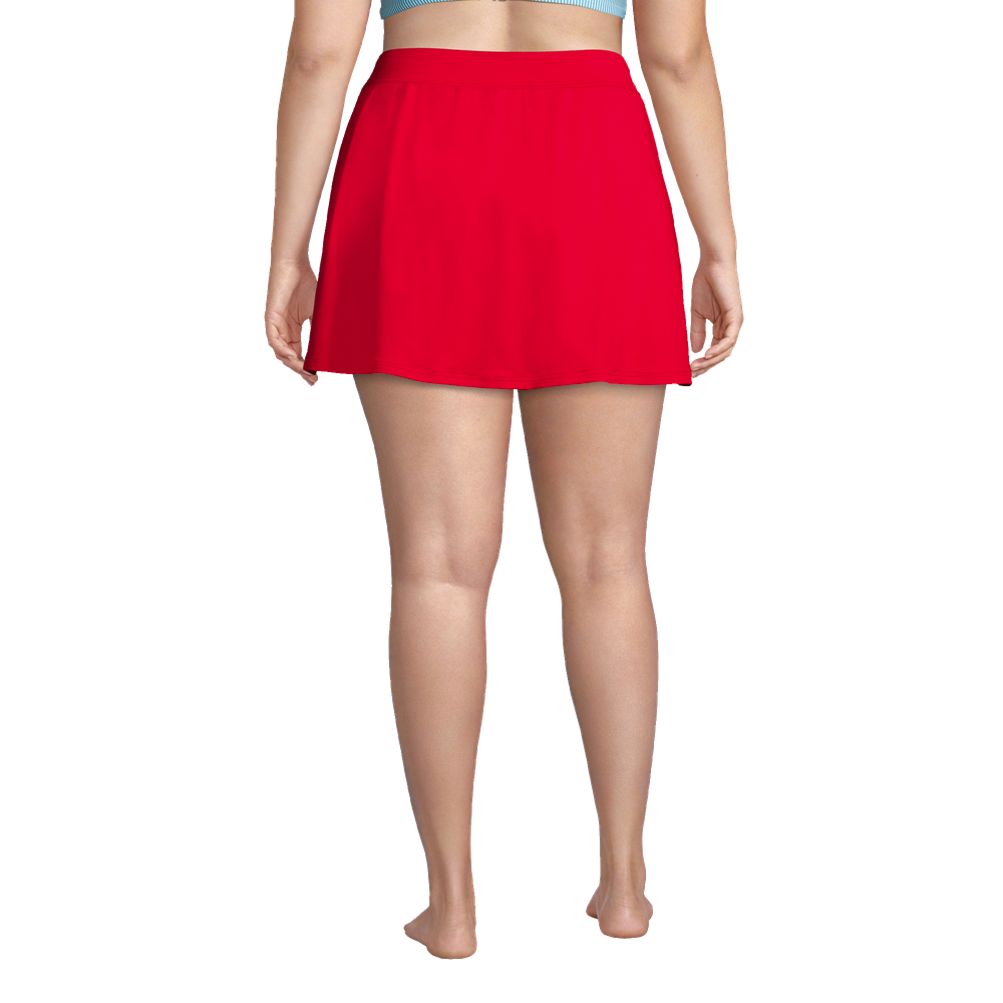 Plus size hotsell red swim skirt