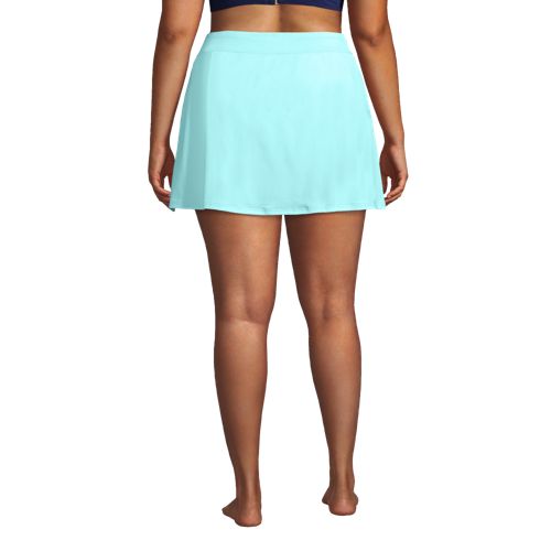 Women's Plus Size Chlorine Resistant Tummy Control Swim Skirt Swim Bottoms - Secondary