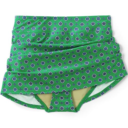 Green/Navy Geo Floral
