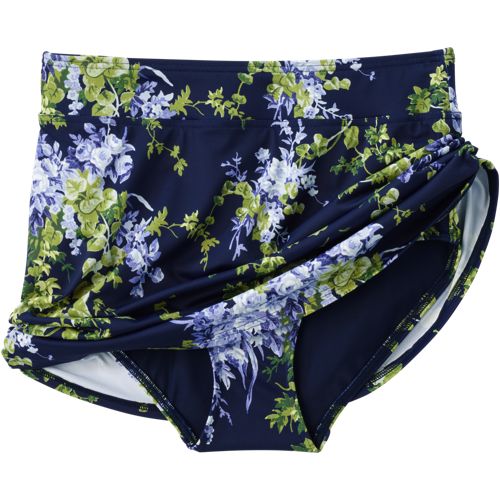 Navy/White Blooms