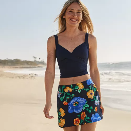 Women's Tummy Control Swim Skirt , alternative image