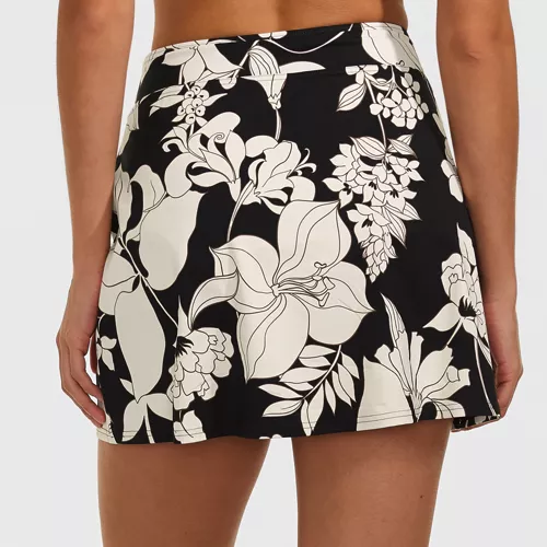 Women's Tummy Control Swim Skirt , Back