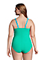 Control Badeanzug mit Knotendesign CHLORRESISTENT für Damen in Plus-Größe image number 1