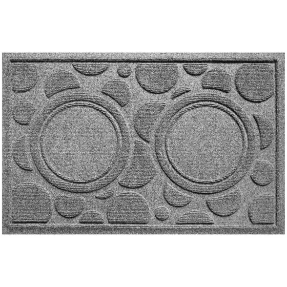 Matterly Waterhog® Dots Dog Bowl Mat - primary