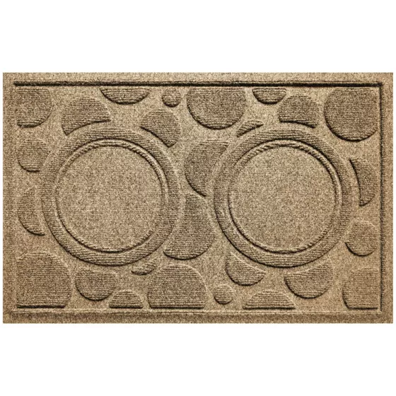 Matterly Waterhog® Dots Dog Bowl Mat - primary