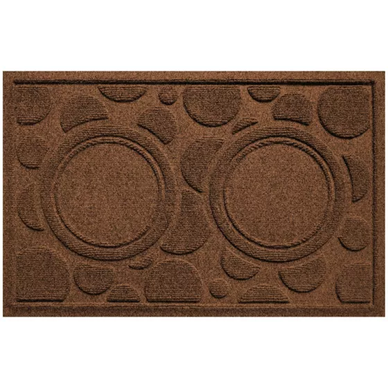 Matterly Waterhog® Dots Dog Bowl Mat - primary