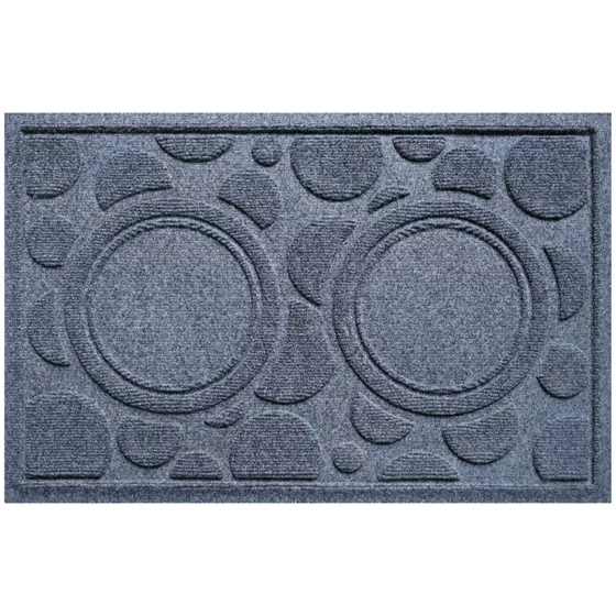 Matterly Waterhog® Dots Dog Bowl Mat - primary