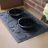 Matterly Waterhog® Dots Dog Bowl Mat, alternative image