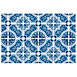 Bungalow Flooring Skid Resistant Mosaic Tile Print Floor Mat, Front