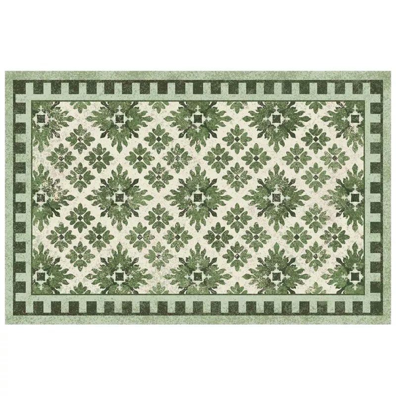 Matterly Skid Resistant Diamond Print Floor Mat, Front