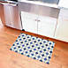 Bungalow Flooring Skid Resistant Circle Pattern Floor Mat, alternative image