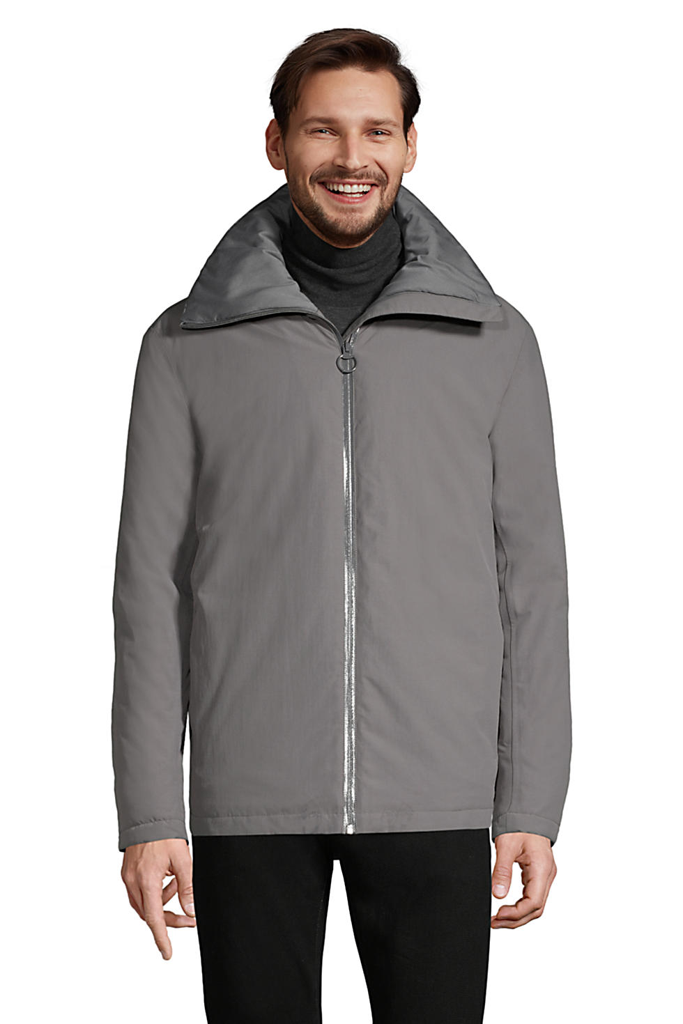 Lands' End Men's Enviro Shield Squall Insulated Balaclava Jacket (2 color options)