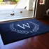 Matterly Monogrammed Laurel Wreath Doormat - Standard, alternative image