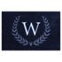Matterly Monogrammed Laurel Wreath Doormat - Standard, Front