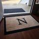 Bungalow Flooring Monogrammed Border Doormat, alternative image