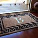 Bungalow Flooring Monogrammed Greek Key Doormat, alternative image