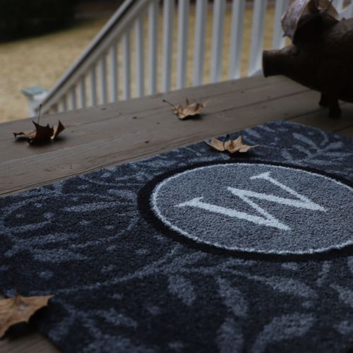 Matterly Monogrammed Wisteria Doormat - Standard, alternative image