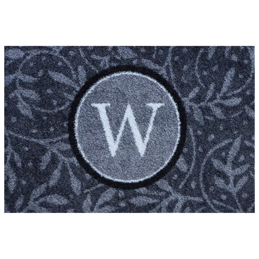 Matterly Monogrammed Wisteria Doormat