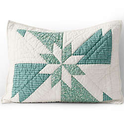 30th Anniversary Hunters Star Quilted Pillow Sham, alternative image
