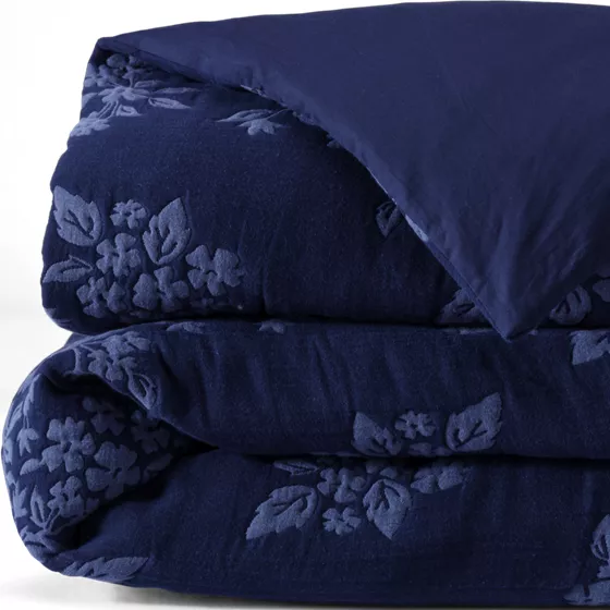 Cotton Matelasse Duvet Bed Cover and Sham - primary