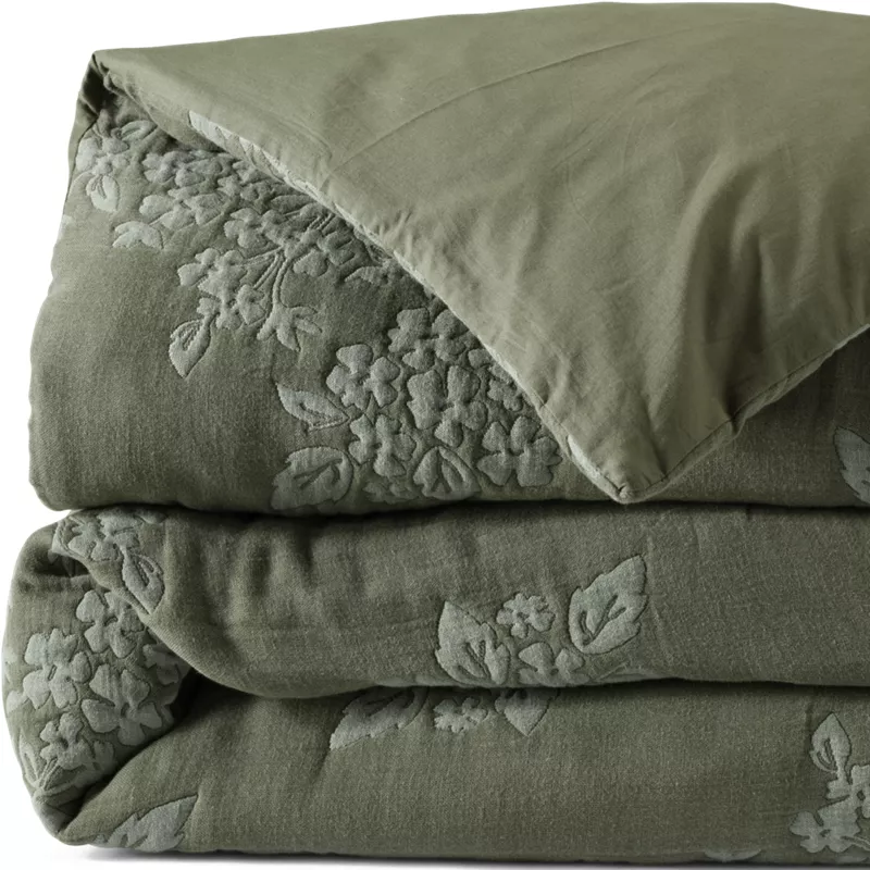 Cotton Matelasse Duvet Bed Cover, alternative image