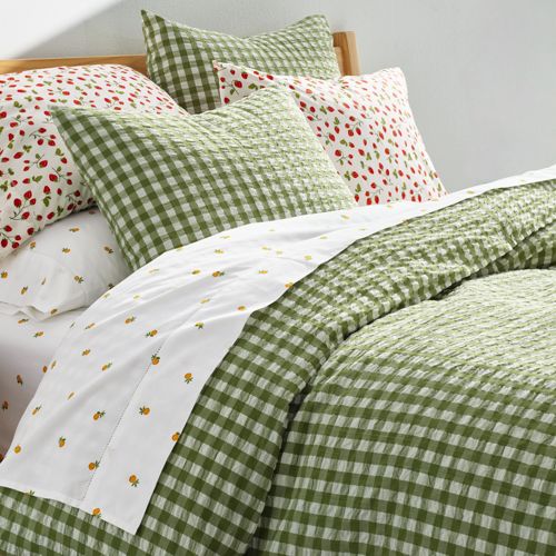 Cotton Seersucker Duvet Bed Cover | Lands' End