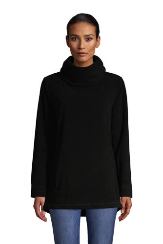 mock turtleneck tunic top
