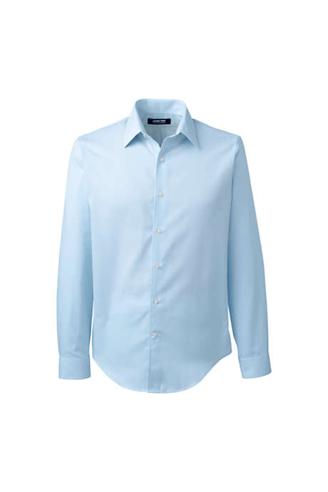 Men's Traditional Straight Collar Dobby Broadcloth Shirt