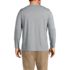 Men's Big and Tall Long Sleeve Cotton Supima Tee, Back