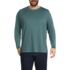 Men's Big and Tall Long Sleeve Cotton Supima Tee, Front