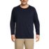 Men's Big Long Sleeve Cotton Supima Tee, Front