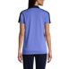 Women's Short Sleeve Color Block Polyester Polo Shirt, Back