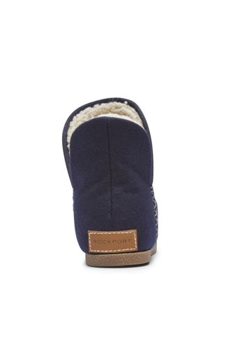 rockport suede clog slippers