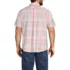 Men's Big and Tall Short Sleeve Essential Lightweight Poplin, Back
