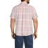 Men's Big and Tall Short Sleeve Essential Lightweight Poplin, Back