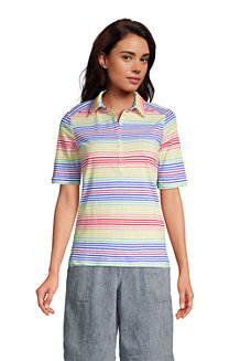 Women's Linen/Cotton Polo Shirt 
