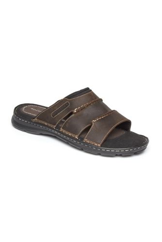 mens wide leather sandals