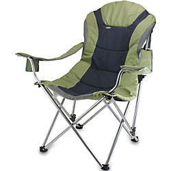 Picnic Time Reclining Camping Chair, Front