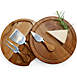 Picnic Time Wooden Brie Cheese Cutting Board With Tools, alternative image