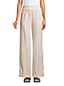 Pantalon Large en Lin Taille Haute, Femme Stature Standard image number 5