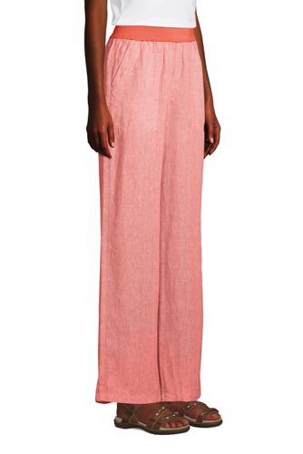 Leinenhose mit weitem Bein für Damen image number 7
