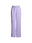 Pantalon Large en Lin Taille Haute, Femme Stature Standard image number 4